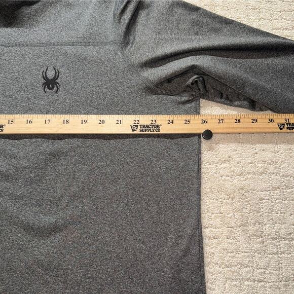 SPYDER Active 1/4 Zip Pullover Mock Neck Men's Extra Large - Picture 4 of 5